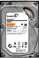 Seagate Barracuda ST2000DM001 9YN164-302 12345 TK CC4C SATA front side