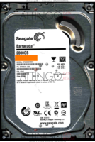 Seagate Barracuda ST2000DM001 9YN164-302 12343 TK CC4C SATA front side