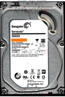 Seagate Barracuda ST2000DM001 9YN164-302 12343 TK CC4C SATA front side