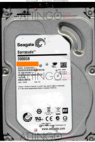 Seagate Barracuda ST2000DM001 9YN164-302 12343 TK CC4C SATA front side