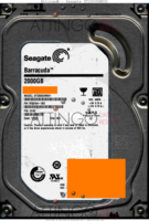 Seagate Barracuda ST2000DM001 9YN164-302 12383 WU CC4C SATA front side