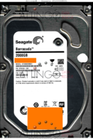 Seagate Barracuda ST2000DM001 9YN164-302 12436 SU CC4C SATA front side