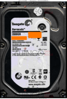 Seagate Barracuda ST2000DM001 9YN164-302 12345 TK CC4C SATA front side