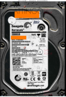 Seagate Barracuda ST2000DM001 9YN164-500 12363 SU CC4B SATA front side