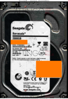 Seagate Barracuda ST2000DM001 9YN164-505 13287 WU CC82 SATA front side