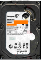 Seagate Barracuda ST2000DM001 9YN164-570 12465 SU CC9E SATA front side