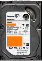 Seagate Barracuda ST2000DM001 9YN164-570 12496 SU CC9E SATA front side