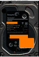 Seagate Barracuda ST3000DM001 1CH166-044 13521 TK AP54 SATA front side