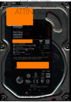 Seagate Barracuda ST3000DM001 1CH166-046 14311 TK AP18 SATA front side