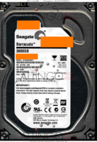 Seagate Barracuda ST3000DM001 1CH166-306 15086 TK CC29 SATA front side