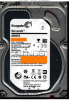 Seagate Barracuda ST3000DM001 1CH166-306 15086 TK CC29 SATA front side