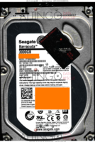 Seagate Barracuda ST3000DM001 1CH166-510 14056 WU CC27 SATA front side