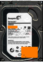 Seagate Barracuda ST3000DM001 1CH166-572 13175 WU CC44 SATA front side