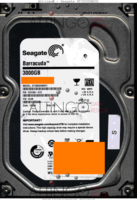 Seagate Barracuda ST3000DM001 1CH166-572 13304 SU CC46 SATA front side