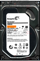 Seagate Barracuda ST3000DM001 9YN166-302 12291 SU CC4C SATA front side