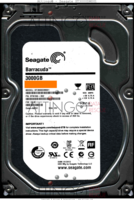 Seagate Barracuda ST3000DM001 9YN166-302 12291 SU CC4C SATA front side