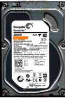 Seagate Barracuda ST3000DM001 9YN166-500 12426 SU CC4B SATA front side