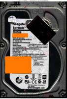 Seagate Barracuda ST3000DM001 9YN166-500 13065 WU CC4B SATA front side