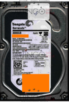 Seagate Barracuda ST3000DM001 9YN166-500 12503 WU CC4B SATA front side