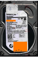 Seagate Barracuda ST3000DM001 9YN166-500 12503 WU CC4B SATA front side