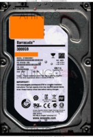 Seagate Barracuda ST3000DM001 9YN166-505 13437 WU CC82 SATA front side