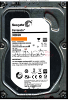 Seagate Barracuda ST3000DM001 9YN166-505 13313 TK CC82 SATA front side