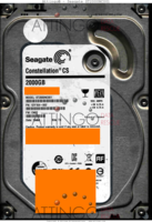 Seagate Constellation CS ST2000NC001 1DY164-002 13404 TK CN02 SATA back side