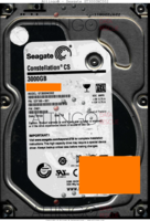 Seagate Constellation CS ST3000NC002 1DY166-001 13133 TK CN01 SATA front side
