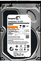 Seagate Constellation SC SED ST3000NC000 1CX166-002 13493 TK CE02 SATA front side