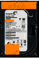 Seagate Desktop HDD ST1000DM003 1ER162-020 16164 TK 1ER162-020 SATA front side