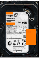 Seagate Desktop HDD ST2000DM001 1ER164-301 15094 TK CC25 SATA front side