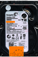 Seagate Desktop HDD ST2000DM001 1ER164-501 15436 TK CC25 SATA front side