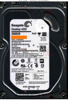 Seagate Desktop HDD ST3000DM001 1ER166-501 10/2014 THAILAND CC25 SATA front side