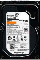 Seagate Desktop HDD ST3000DM001 1ER166-501 15173 TK CC25 SATA front side