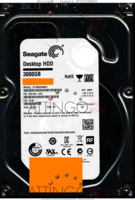 Seagate Desktop HDD ST3000DM001 1ER166-570 15176 TK CC45 SATA front side