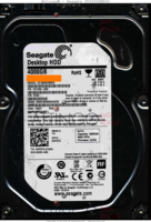 Seagate Desktop HDD ST4000DM000 1F2168-500 14237 TK CC52 SATA front side