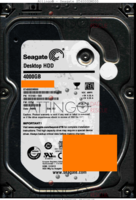 Seagate Desktop HDD ST4000DM000 1F2168-568 14255 SU CC54 SATA front side