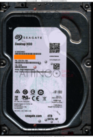 Seagate Desktop HDD ST4000DM001 1FK17N-568 23OCT2016 WU CC49 SATA back side