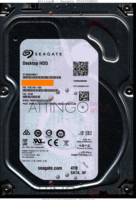 Seagate Desktop HDD ST4000DM001 1FK17N-568 01NOV2016 WU CC49 SATA front side