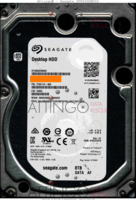 Seagate Desktop HDD ST8000DM002 1YW112-300 01AUG2016 TK DN02 SATA back side