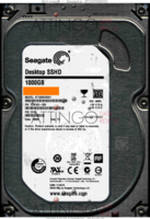 Seagate Desktop SSHD ST1000DX001 1CM162-300 14226 TK CC43 SATA front side