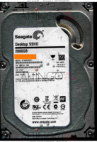 Seagate Desktop SSHD ST2000DX001 1CM164-300 14132 TK CC43 SATA front side