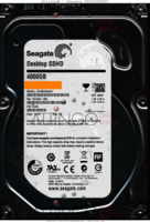 Seagate Desktop SSHD ST4000DX001 1CE168-300   CC44 SATA front side