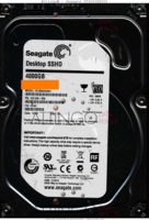 Seagate Desktop SSHD ST4000DX001 1CE168-300 14187 TK CC44 SATA front side