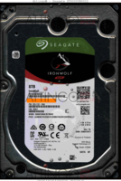 Seagate Ironwolf NAS ST8000VN0022 2EL112-500 25MAY2017 TK SC61 SATA front side
