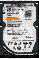 Seagate Laptop Thin HDD ST500LT012 1DG142-188 27JAN2016 WU 1001SDM1 SATA front side