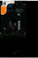 Seagate Momentus 5400.2 ST96812AS 9W3182-040 07107 WU 7.01 SATA back side
