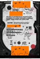 Seagate Momentus 5400.6 ST9160827AS 9DG133-285 09127 WU 3.AAA SATA front side