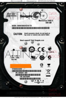 Seagate Momentus 5400.6 ST9500325ASG 9KAG34-500 10353 WU 0001SDM1 SATA front side