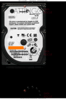 Seagate Momentus 7200.3 ST9160411AS 9GE14D-500 09057 WU SD13 SATA front side